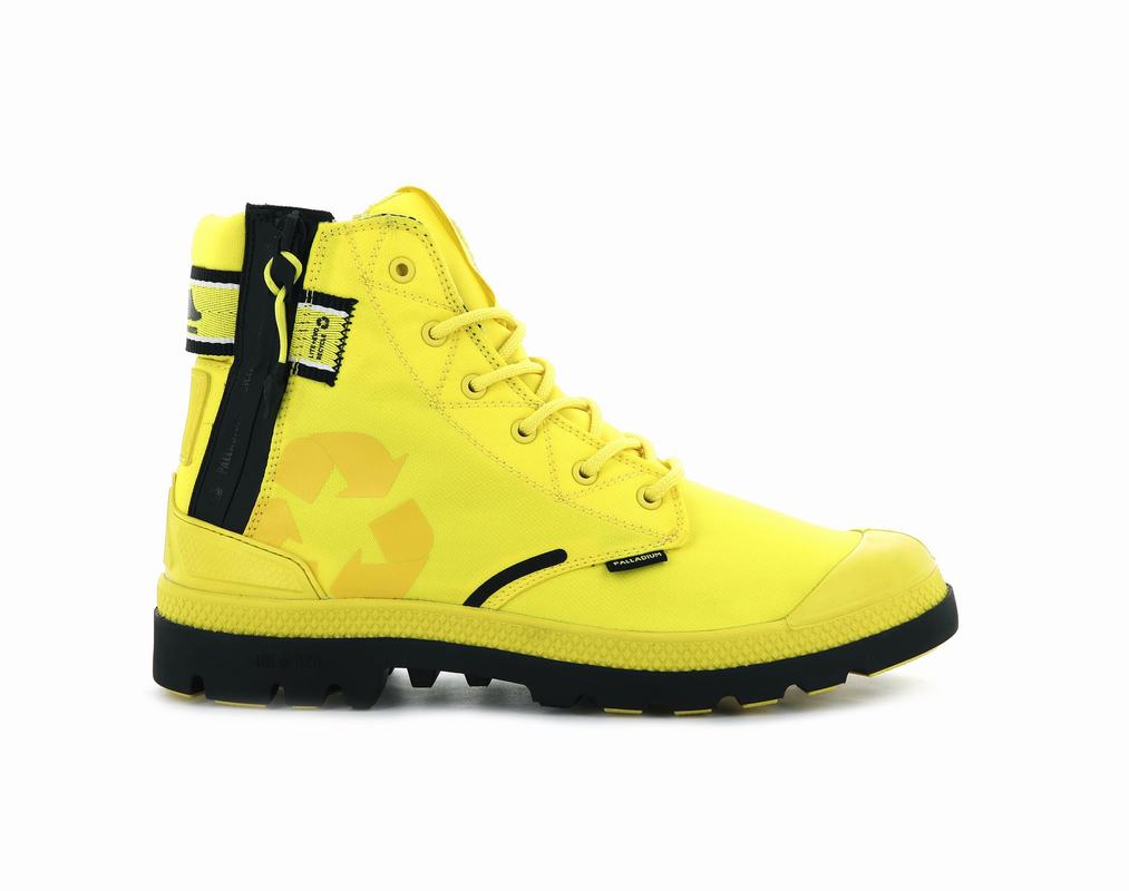 Palladium Evo Lite+ Rcycl Wp+ Men's Waterproof Boots Yellow (NBJP71283)